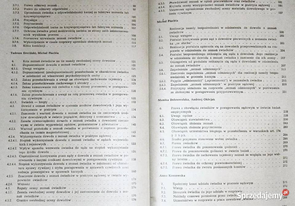 Świadek w procesie sądowym Red Stanisław Waltoś lubelskie Chełm