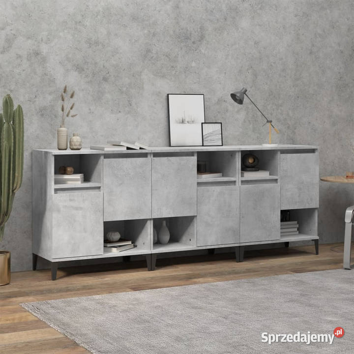 Komody 3 szarość betonu 60x35x70 WM3185747 Warszawa