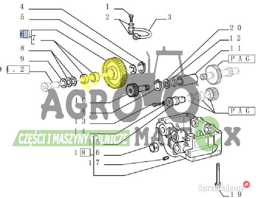 504096315 4812932 4793212 KOŁO ZĘBATE CNH Wichrów
