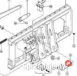 CLAAS TARGO K70 Karetka Dźwigar Narzędzi Jastrzębniki