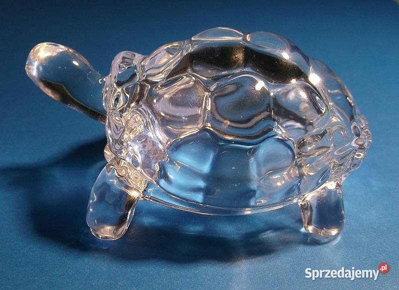 figurka szklana - żółw