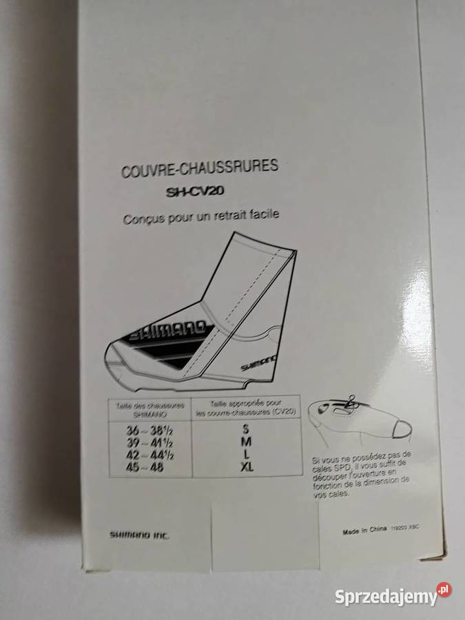 Nowe ochraniacze rowerowe na buty SHIMANO Wąsosz sprzedam