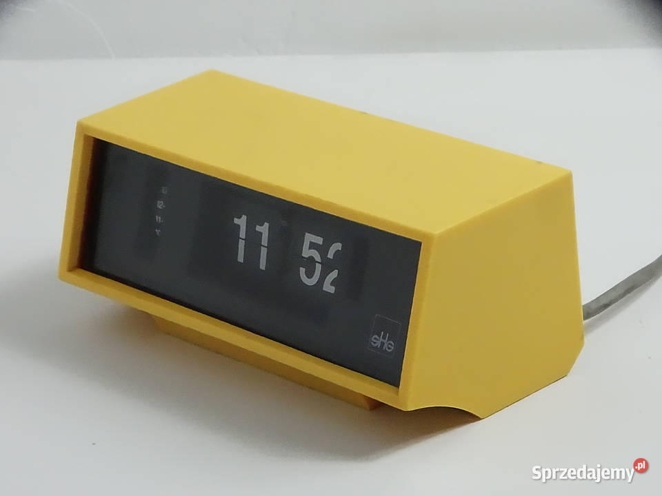 Elektryczny zegar klapkowy z lat 70 80 Biłgoraj