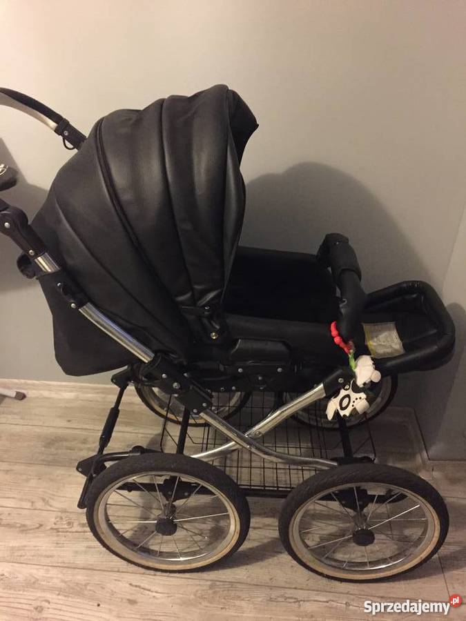 Wózek 3 w 1 Skóra Duże Koła Bujaczek Osłona na nóżki  Sosnowiec
