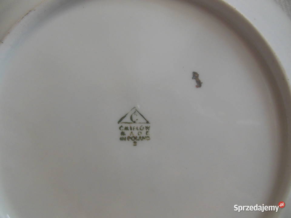 Talerze głębokie obiadowe ĆMIELÓW PRL 3 świętokrzyskie sprzedam