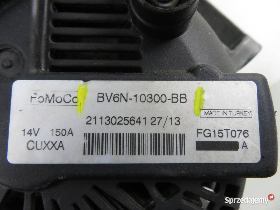 ALTERNATOR FORD S I 16 EcoBoost JTWA BV6N10300BB małopolskie