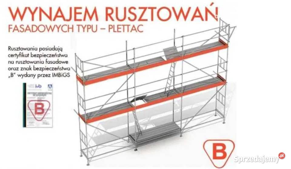 Wynajem rusztowań elewacyjnych rusztowania Nysa