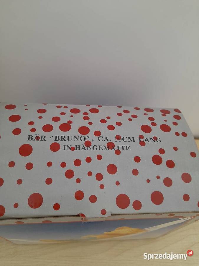 Figurka Niedźwiadek Bruno na hamaku 19 wielokolorowy Bogatynia