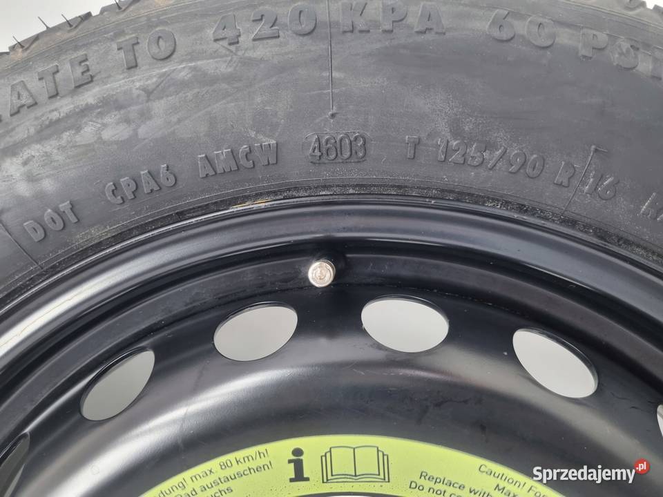 KOŁO DOJAZDOWE Mercedes CLK W209 dojazdówka Chełm