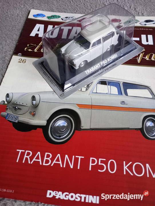 TRABANT P50 KOMBI 1/43 złota kolekcja auta PRL kultowe model