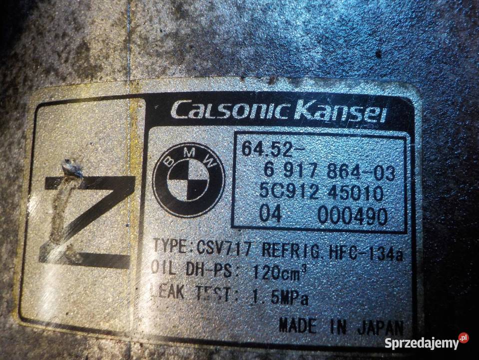 BMW X5 E53 E65 44 B V8 05r 320 N62 sprezarka osobowe