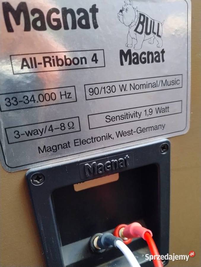 Kolumny Magnat all ribbon 4 sprzedam