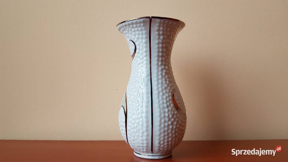 Porcelanowy wazon Steatyt Zygmunt Buksowicz śląskie Dąbrowa Górnicza