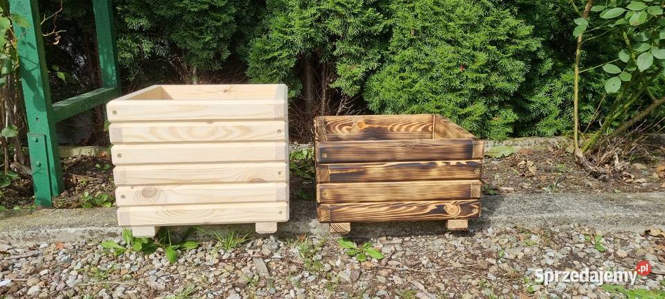 Donica drewniana donice drewniane skrzynka Gorlice sprzedam