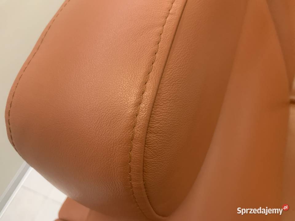 NIEMIECKI NAROŻNIK FOTEL RELAX SKÓRA NATURALNA Kalety sprzedam