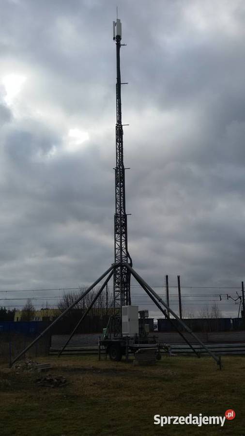 Słup przestawny wieża mobilna 25m śląskie sprzedam