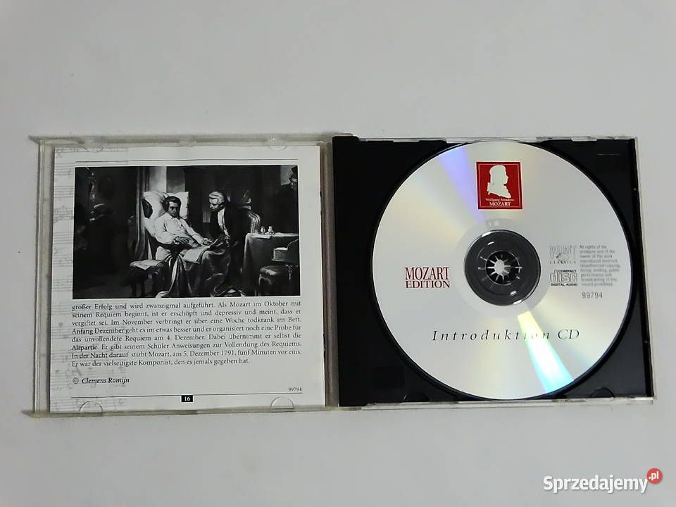 Mozart Mozart Edition Introduction CD Label