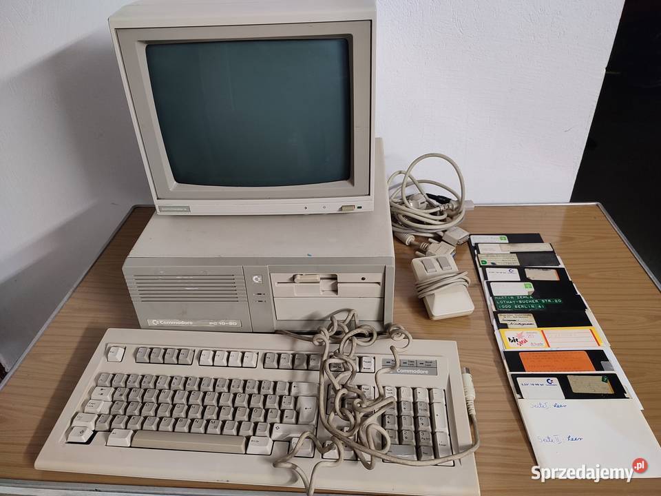 Commodore PC 10III PC 20 III z monitorem kpl śląskie