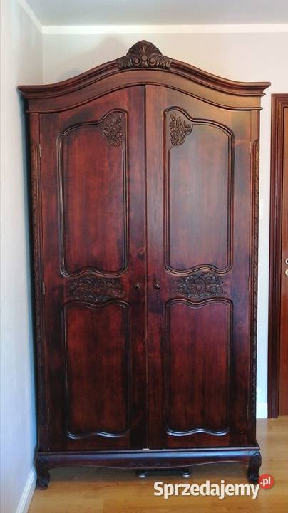 Szafa drewniana rzeźbiona Koziegłowy