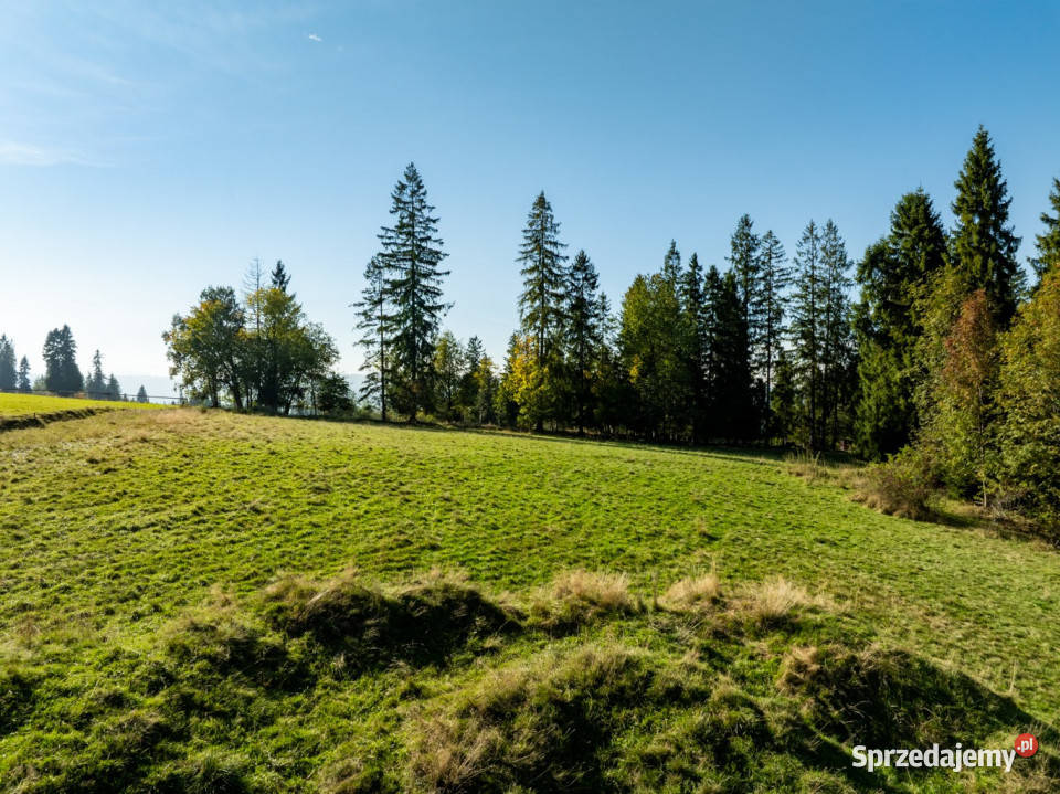 Tatry w zasięgu wzroku działka 2991 m polna Gliczarów Dolny