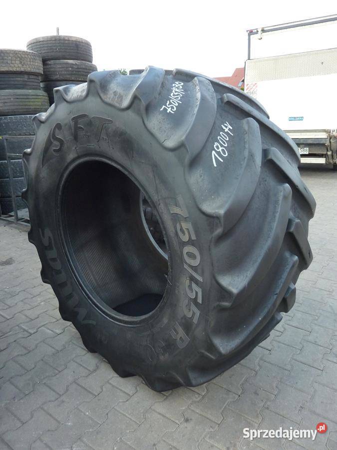 Opona używana rolnicza 75055R30 MITAS 1600 W4057 podlaskie Zaścianki