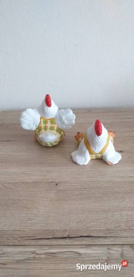 Figurki kurczaki prl Porcelana i szkło Przedbórz sprzedam