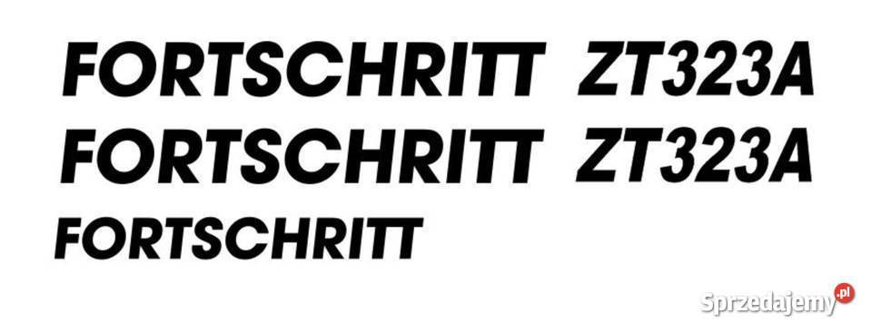 naklejki fortschritt zt 323A Jeżewo