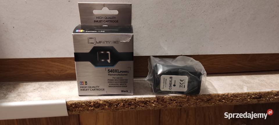 Tusz czarny do drukarki Quantec 540XL Black NOWY atramentowa Oświęcim