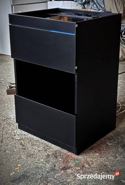 Szafka nocna czarna oświetlenie LED 40x35x60 Gorzów Wielkopolski