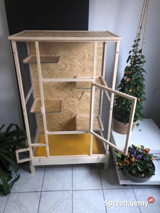 Klatka drewniana gryzonia szynszyli wiewiórki Dla gryzoni Myszków