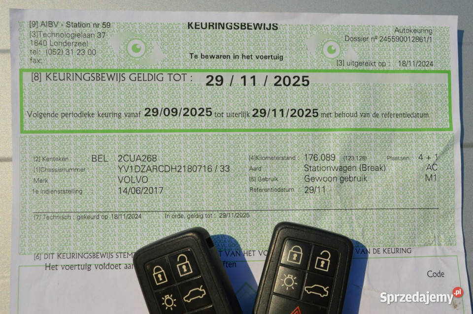 Volvo XC 60 20 D3 Automat Serwisowany LED Kamera relingi dachowe Hrubieszów