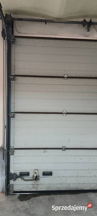 Brama garażowa przemysłowa 27 x 27 m brązowa lubelskie Żółkiewka-Osada