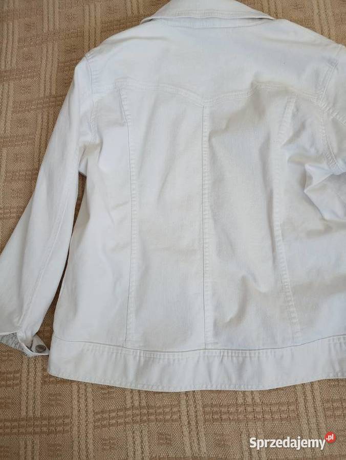 Kurtka dżinsowa biała Rozmiar 44(XXL) Kołobrzeg