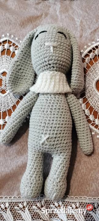 Maskotka Króliczek na szydełku Częstochowa