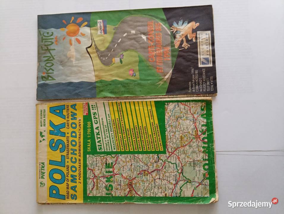 MapyPlany miastZESTAW 10sztuk zachodniopomorskie Szczecinek