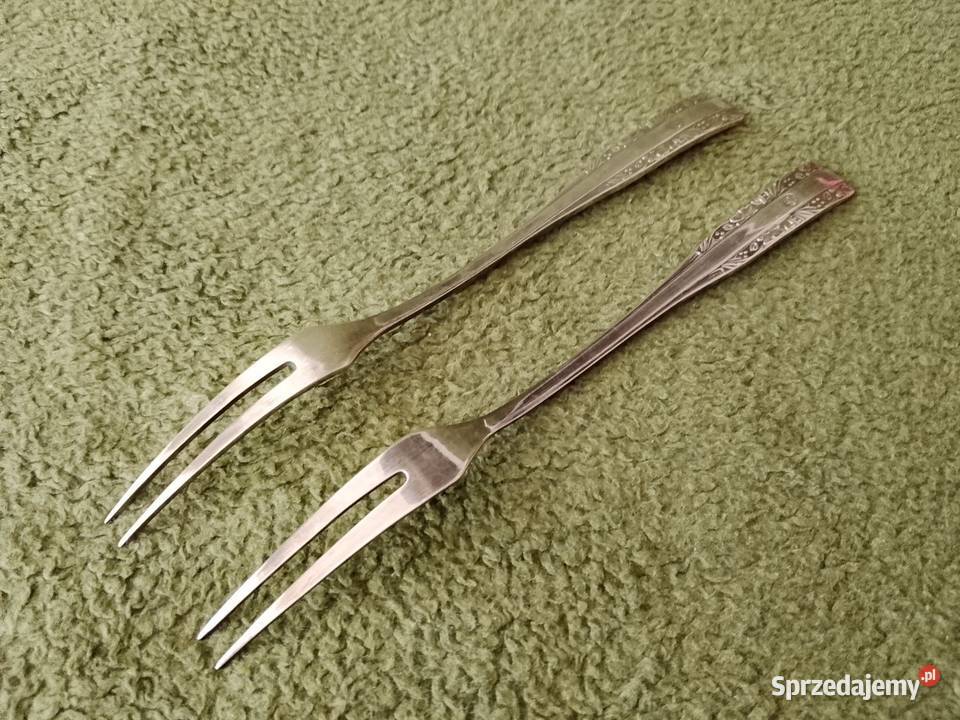 Platerowane widelce serwingowe Hefra wzór Katowice