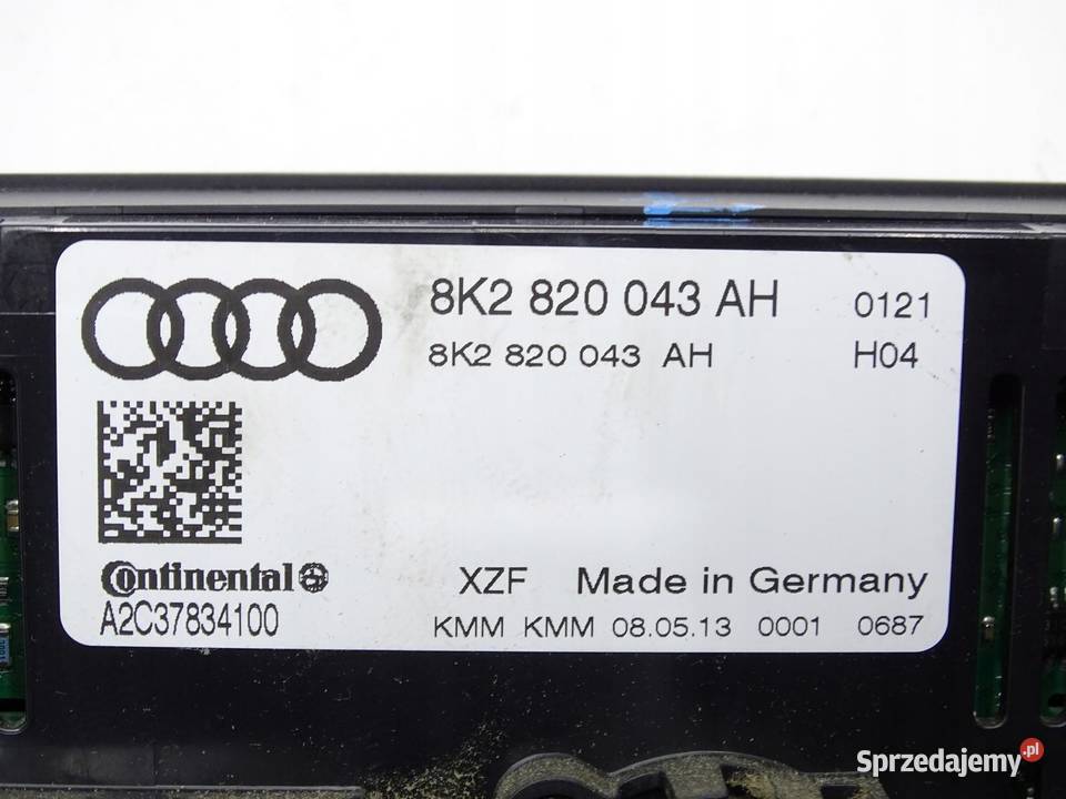 PANEL NAWIEWU KLIMATYZACJI 8K2820043AH AUDI A4 małopolskie