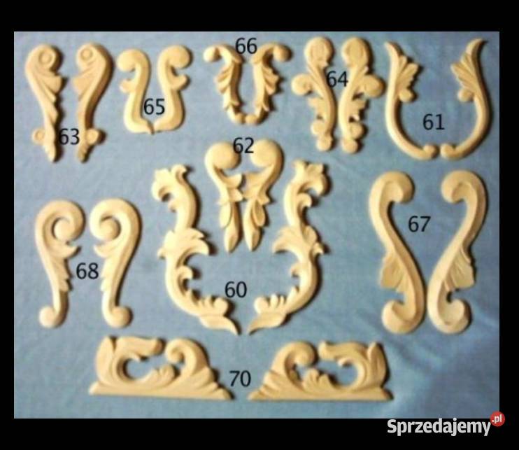 RZEŻBA MEBLOWA 60 6.2cm