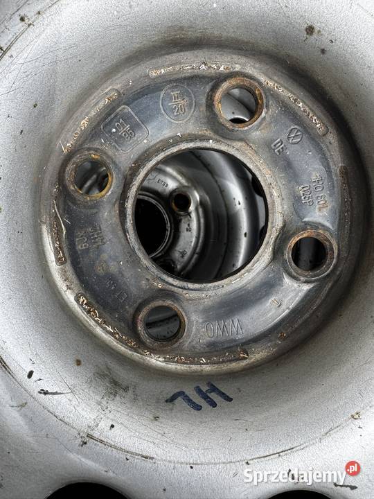 Felga 4x100 14 ET 45 6Jx14H2 OE VW Golf 3 Felgi
