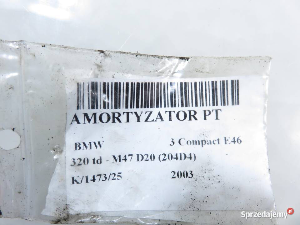 AMORTYZATOR TYŁ BMW 3 E46 320 td