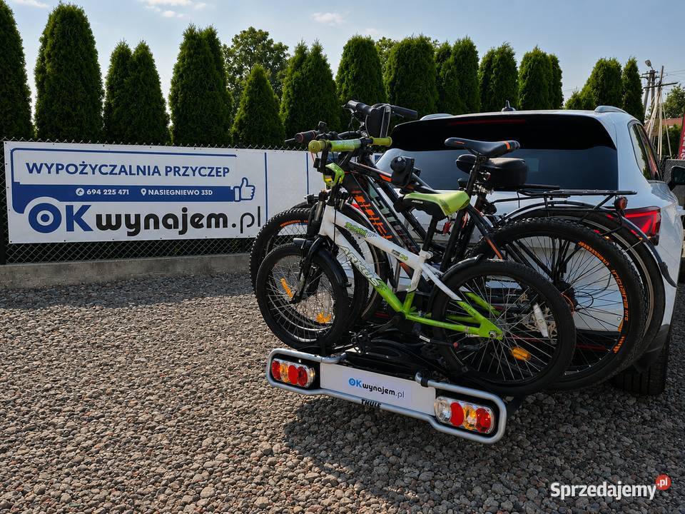 Wypożyczalnia Wynajem Bagażnik rowerowy na hak 3