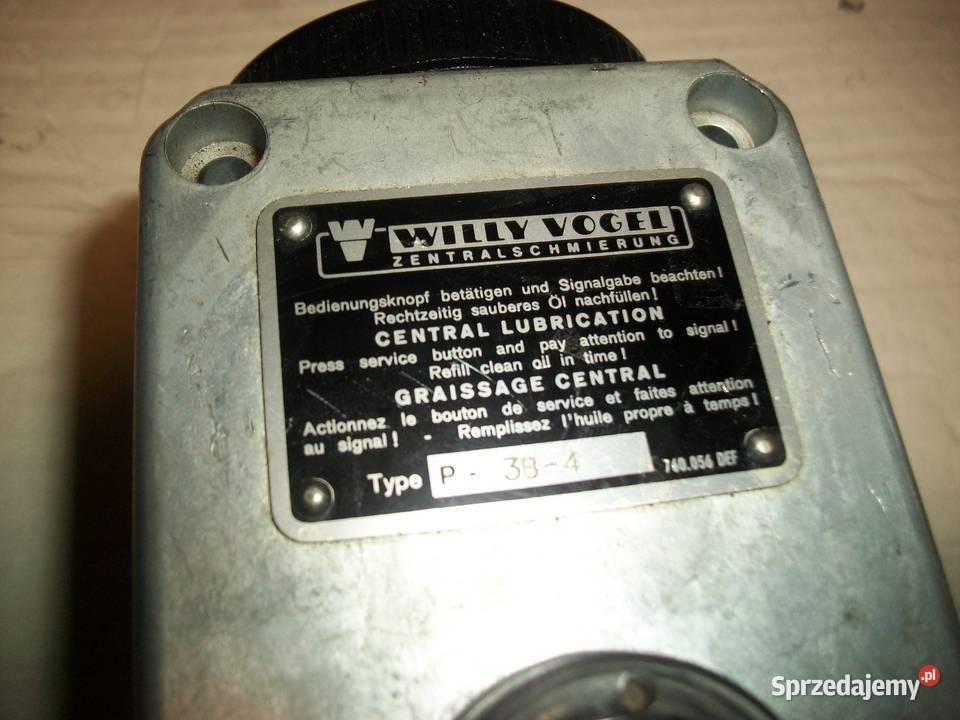 Pompa smarownicza Willy Vogel P384 Sklep Olkusz