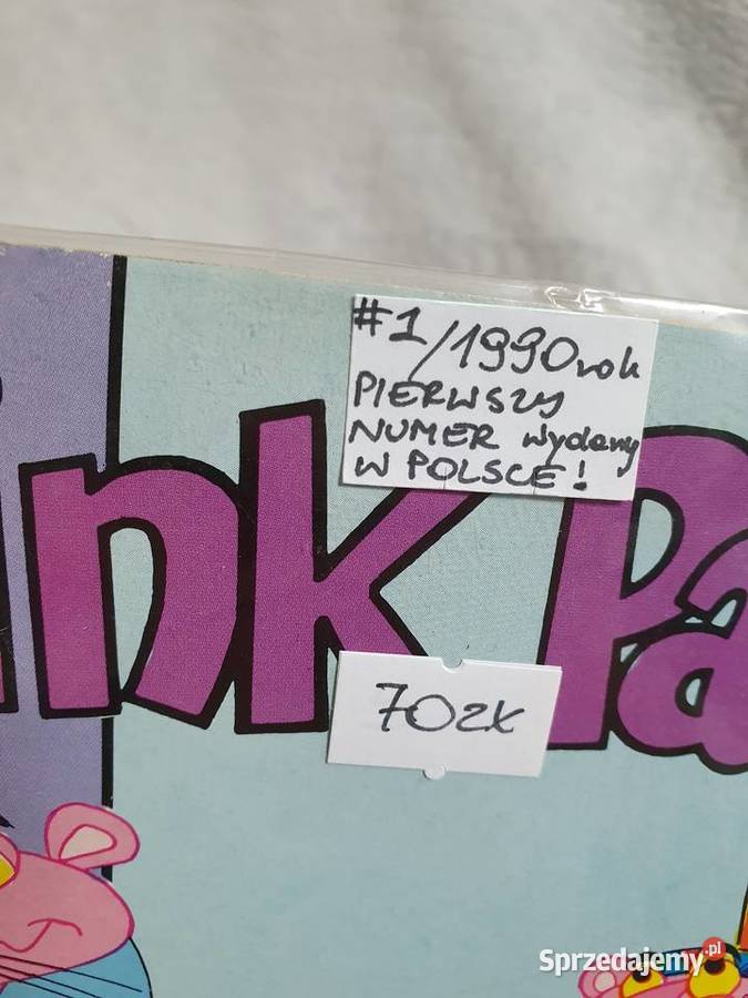Pink Panter Różowa Pantera komiks 1990 Gdynia