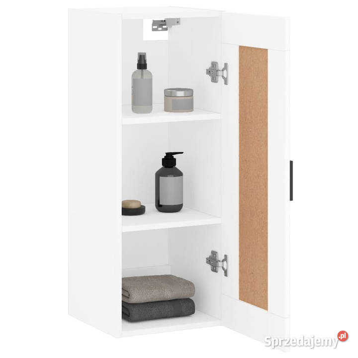 Szafka wisząca biała 345x34x90 materiał mazowieckie sprzedam
