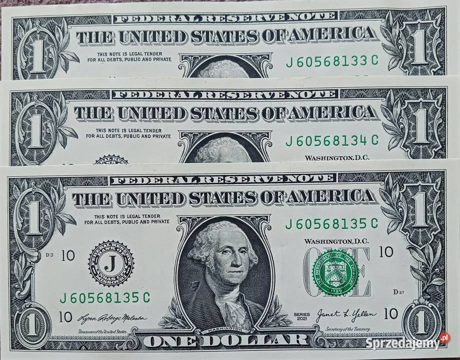 3 x 1 USA Washington Kansas CityMissouriJ2021 wielkopolskie Konin sprzedam