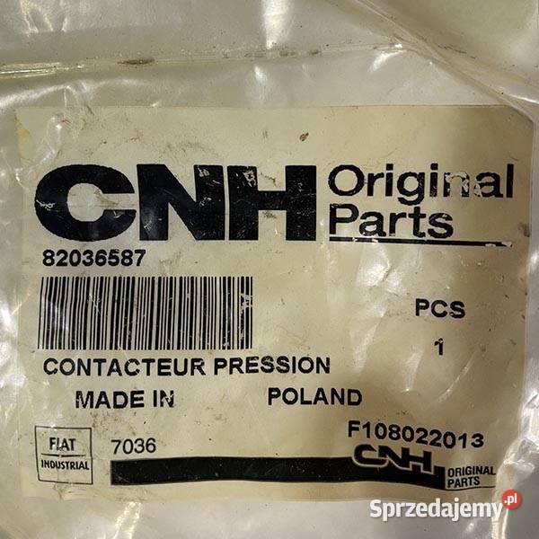 82036587 Czujnik ciśnienia oleju CNH mazowieckie
