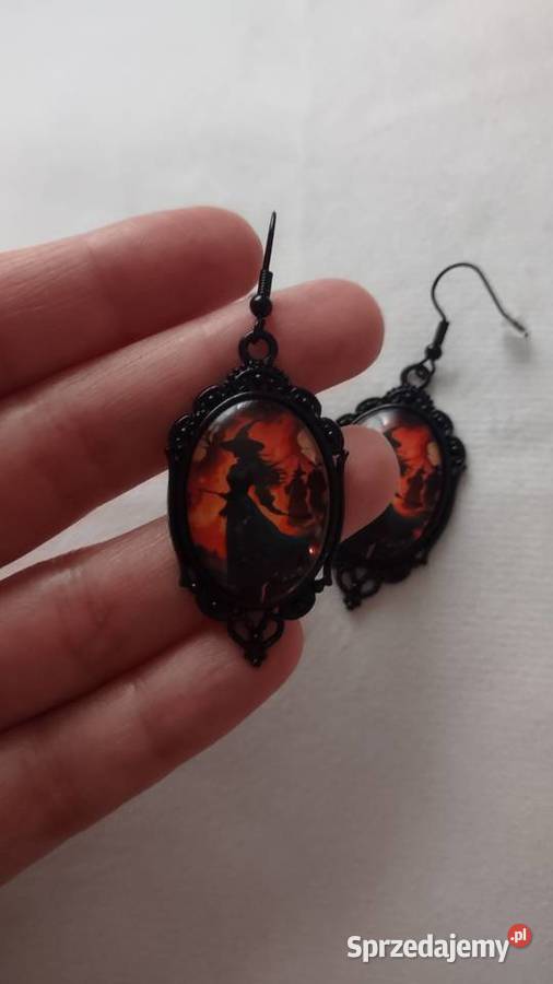 Gotyckie kolczyki Gothic Witch Alternative Kolczyki małopolskie sprzedam