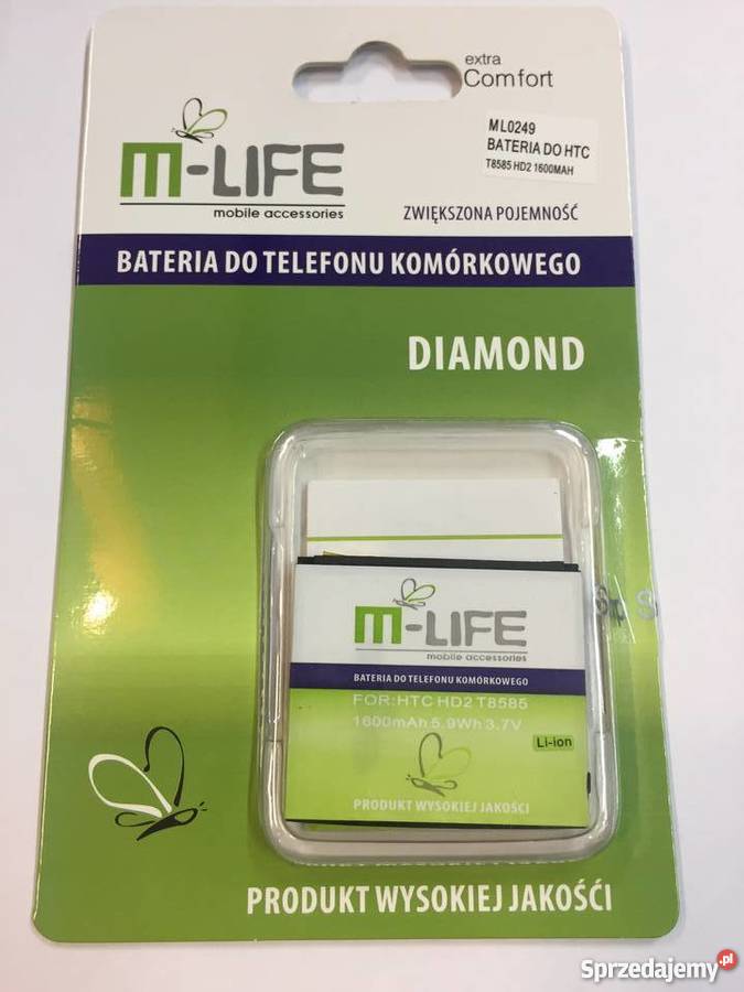 Bateria M-Life do HTC T8585 HD2 1600 MAH