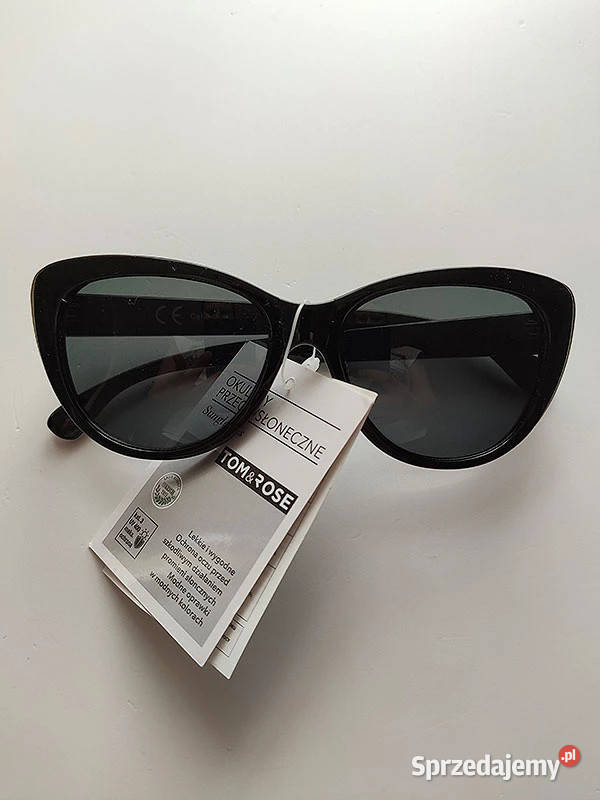 Okulary przeciwsłoneczne czarne Olsztyn sprzedam