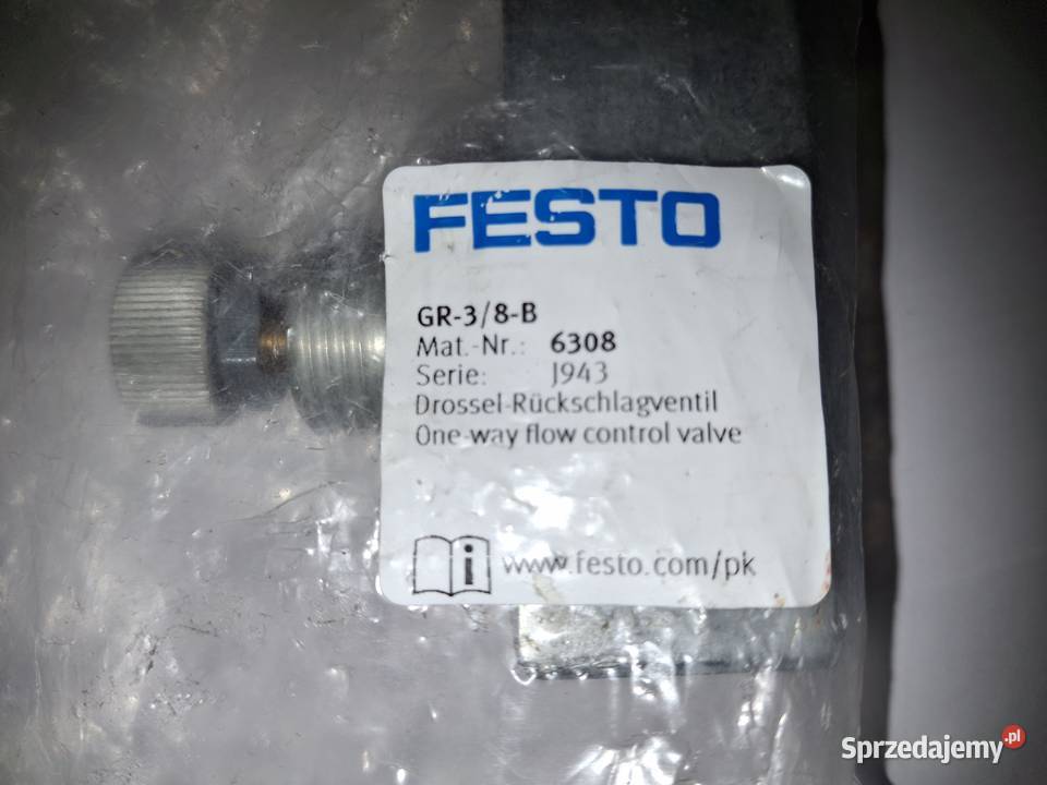 Zawór dławiącozwrotny Festo GR38B Pozostałe Kraków